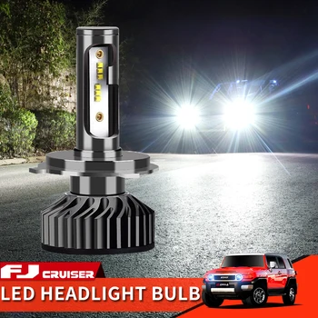 06-21 Leto Toyota FJ Cruiser LED Žarometi Pribor Žarnice Spremembe, H4 Žarnice za Razsvetljavo