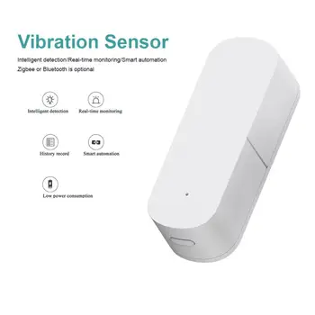 1/3/5pcs Tuya Zigbee Smart Vibracije Senzor za Zaznavanje Varnosti, Zaščite v Realnem Času Bujenja Pritisni in Stanje Sinhronizacije Prek Smartlife APP