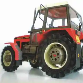 1:32 DIY češka Zetor 7745-7211 Traktor Kartice Model Izgradnje Modela Kmetijstva Priročnik Izobraževalna Igrača Avto Strojev Določa Y8O9