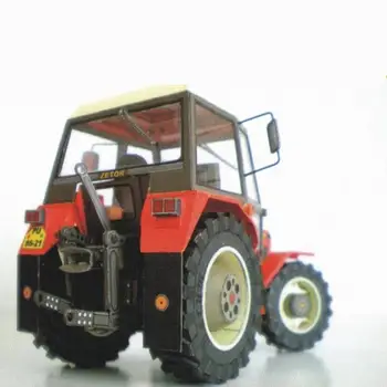 1:32 DIY češka Zetor 7745-7211 Traktor Kartice Model Izgradnje Modela Kmetijstva Priročnik Izobraževalna Igrača Avto Strojev Določa Y8O9