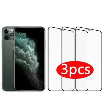 1-3PCS Zaščitna Kaljeno Steklo za Varovanje sluha za IPhone 11Pro XS Max XR 12 Iphone11 8 7 6 6s Plus Zaslon Patron