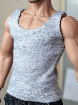 1/6 obseg moška t-shirt multicolor oblačila model, ki je primerna za 12 inch mišice akcijska figura telo