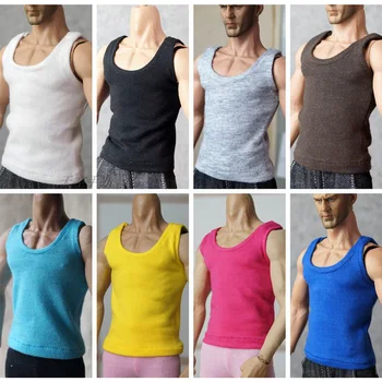 1/6 obseg moška t-shirt multicolor oblačila model, ki je primerna za 12 inch mišice akcijska figura telo