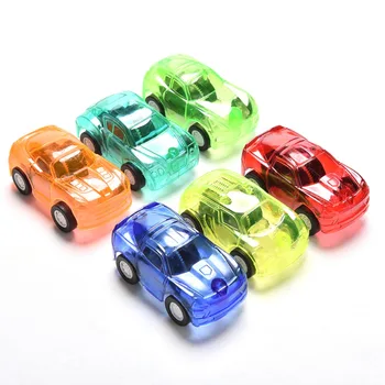 1 kos Mini Potegnite Nazaj Modela Avtomobila Otroci Igrače Srčkan Plastične Igrače Avtomobilov, Koles za Fante Darilo Candy Barve