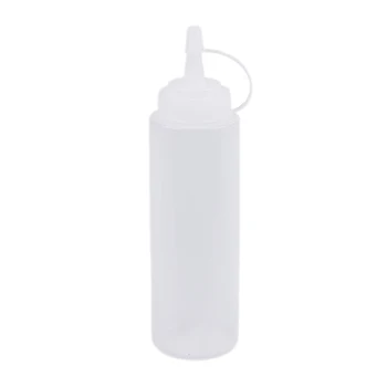 1 Kos Plastike Stisnite Stekleničko Razpršilnik 8 oz za Omako Kis, Olje, Ketchup Cookling orodja, Kuhinjskih pripomočkov