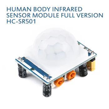 1 Kos Človeškega Telesa Infrardeči Senzor Modul Polno Različico HC-SR501 Človeško Telo Modul Avtomatizacije Modulov Pametni Dom Dropshipping