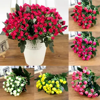 1 Kup 36 Umetno Bouque Ponaredek Cvetje, Ki Je Primerna Za Vse Vrste Srečanj Zaprtih Poroka Doma In Hotel Dekoracijo