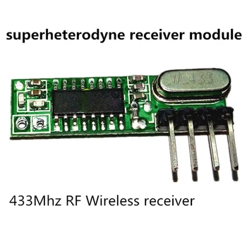 1 Nastavite Superheterodyne RF Oddajnik+Sprejemnik Modul 433Mhz Komplet Za Daljinsko upravljanje D0UA