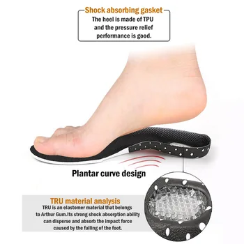 1 Par Cuttable Silikonski Vložki Za Čevlje Brezplačno Velikosti Moški Ženske Ortopedije Podpora Narti Sport Čevelj Pad Mehko Teče Vstavite Blazine