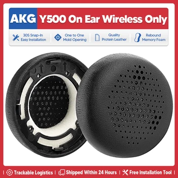 1 Par Zamenjava Uho Blazine Blazine Pokrov Tepec Skodelice Slušalke Accessorie Za AKG Y500 Na Uho Brezžične Bluetooth Slušalke