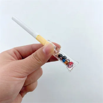 1 PcsGlass FilterTip s Diamond 8 mm Cigaret Rit Nasvet Filter Set, Dodatno LargePaperCone Hookah Ustniki za Kajenje Dodatki