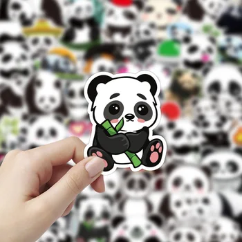 10/30/50PCS Srčkan Živali Kitajski Panda Risanka Nalepke za Otroke Darilo DIY Kovček Laptop Skateboard Prtljage Avto Nalepke Igrača Nalepka
