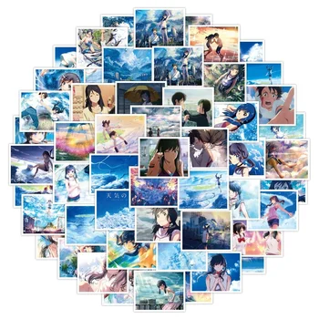 10/50Pcs Anime Vremenske vplive z Vami Serije Nalepk Diy Otroci Igrače Darilo za Notebook Laptop Mobilni Telefon Dekoracijo Nalepke