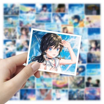 10/50Pcs Anime Vremenske vplive z Vami Serije Nalepk Diy Otroci Igrače Darilo za Notebook Laptop Mobilni Telefon Dekoracijo Nalepke