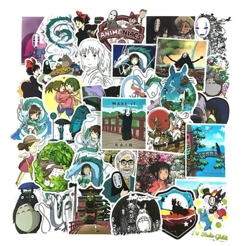 10/50Pcs/Paket Hayao Miyazaki Anime Nalepke Živahen Stran risanka Igrače Za Otroke Motocikel Prtljage Laptop Skateboard Nalepka