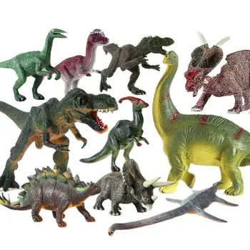 10 Kos Simulacije Dinozaver Model Igrače Varstvo Okolja Vinil Živali Obliko Izobraževalne Igrače za Otroke