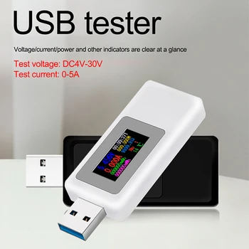 10 v 1 USB Detektor DC 4V-30V Voltmeter Ampermeter USB Tester Napetosti tok Tester Moč Zmogljivost Tester Merilnik Napetosti tok
