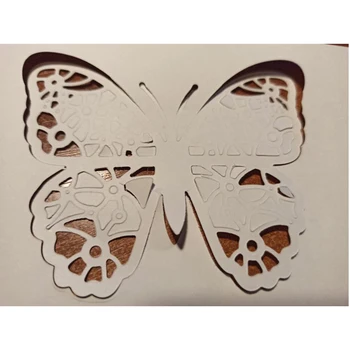 100*80 mm votla metulj Rezanje Kovin Matrice za dekor kartico DIY Scrapbooking matrica Papir Album predlogo Umre