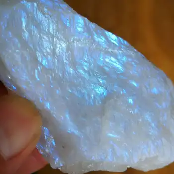 100 g Redkih Grobo Naravno Bela Moonstone Raw Gemstone Mineralnih Vzorcu Reiki Healing Kristalne Energije Doma Dekoracijo