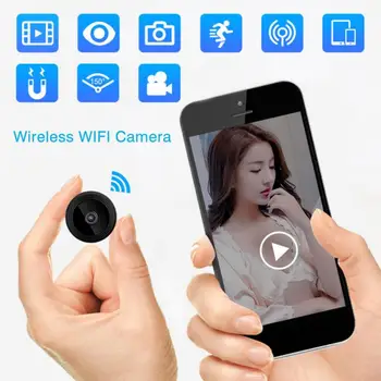 1080P HD Mini IP Kamera, WIFI Brezžično Smart Home Security Kamero Nadzora, 2-Way Audio CCTV Pet Fotoaparat 1080P Baby Monitor