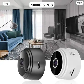 1080P HD Mini IP Kamera, WIFI Brezžično Smart Home Security Kamero Nadzora, 2-Way Audio CCTV Pet Fotoaparat 1080P Baby Monitor