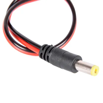 10PCS 5.5x2.1mm 12V DC Power Dc napajalni kabel Podaljšek, Moški Kabel, Vtič za CCTV Kamere LED Luči