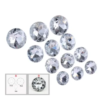 10Pcs Diamantni Kristal Nosorogovo Tapetništvo Gumb 14/16/18/22 mm Kavč DIY Diamond Vzglavja Gumbi za Šivalni Pribor