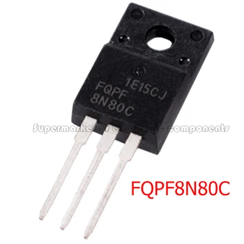10PCS FQPF9N50C FQPF8N80C FQPF8N60C FQPF7N65C FQPF7N60C FQPF6N60C FQPF5N60C TO220 Novo MOS FET tranzistor