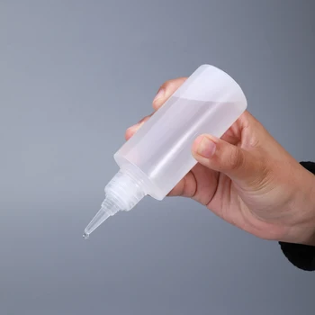 10PCS od 60ML Plastičnih Squeeze Stekleničke s Pokrovom Tekočina ponovno napolniti Posodo PE Materail, Lepilo za steklenico