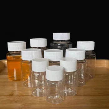 10Pcs Plastična PET Jasno Prazno Pečat Steklenice Trdno v Prahu Medicine Tabletke Tehtnica Zabojnik Zabojnik Reagenta Pakiranje Steklenica 20-150 ML