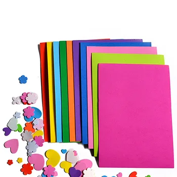 10pcs/set DIY Krat scrapbooking Papir Obrti 18.5x26cm*0.1 cm 10 barvo 16K Debele Multicolor Goba Pene Papirja