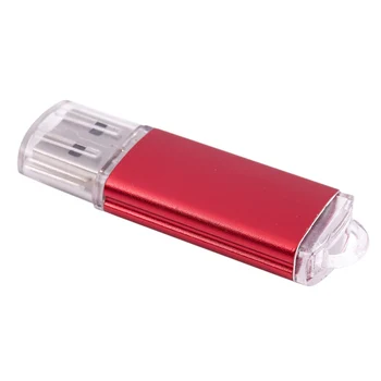 10pcs USB Flash Disk 128 MB Ključnih Verige Flash Pomnilniški Pogon U-Disk za Win 8 PC Darilo, Rdeča