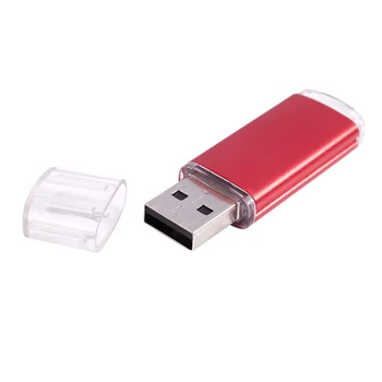 10pcs USB Flash Disk 128 MB Ključnih Verige Flash Pomnilniški Pogon U-Disk za Win 8 PC Darilo, Rdeča