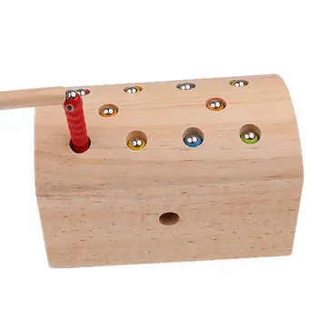 10Pcs Žuželke Osnovne Izobraževalne Razvoj Lesene Magnetne Ujeti Žuželke Igra Igrače Otroci Otrok Montessori Izobraževalne Igrače, fo