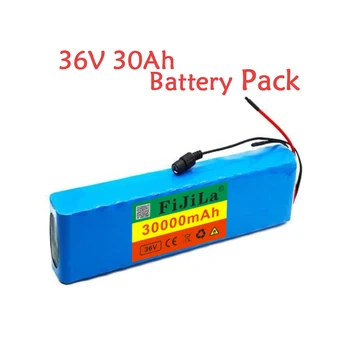 10S3P 36V 30ah Baterije ebike baterije 18650 Li-Ionska Baterija 500W Visoka Moč in Zmogljivost 42V motorno kolo, Skuter z polnilnik