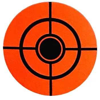 10×(25 Stanja) Fluorescentno Oranžna Bull ' s Eye Krožni Cilj Paster Papirjev Nalepke 4 cm Za Zrak Puška Streljanje Pomožne Nalepka