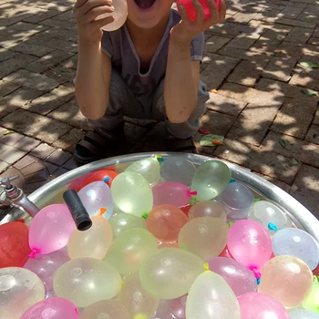 111Pcs Polnjenje Vode Bombe Balon Otroke Vodo Igra Vojne Potrebščine Latex Baloni Otroci Poletje na Prostem Plaži Igrača Stranka