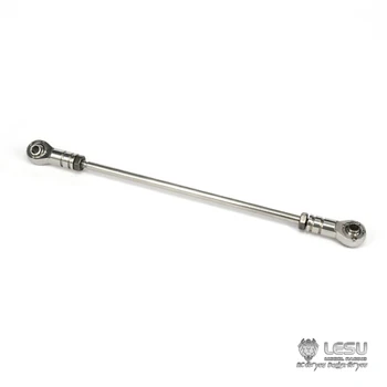 113-118mm Metal Linkage Rod for 1/14 LESU Q-9016 Front Axle RC Tractor Truck