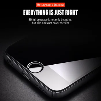 11D Popolno Zaščito Stekla Za Apple iPhone 7 8 6S Plus SE 2020 Kaljeno Zaščitnik Zaslon iPhone mini 12 11 Pro XS Max X XR Stekla