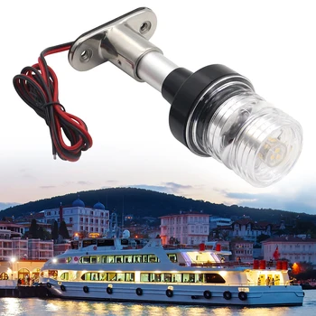 12 Krat Določitvi LED Navigacijska Luč 12-24V LED Morskih Stern Navigacija Sidro Vse Krog Svetlobe 2NM Čoln Jadranje Opozorilne Luči