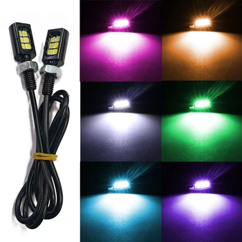 12V LED Vijak Vijak Svetilke Vodotesne LED Žarnice registrske Tablice z Alumiunm Svetlobe Držalo za Noč Varnost Vožnje