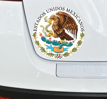 14x14cm Pečat Vlada Mehike Avto Nalepke Smešno Pisane Auto Avtomobilskih Nalepk