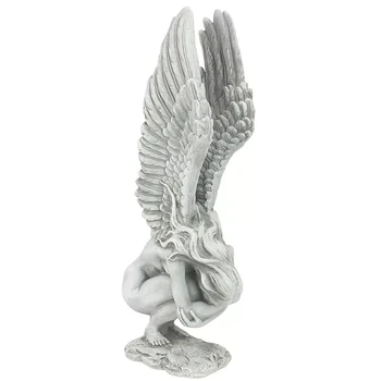 15 cm/24 cm Odkup Angel Krila Smolo Kip Doma Dekoracijo Figurice na Prostem, Vrtni Okraski Darilo