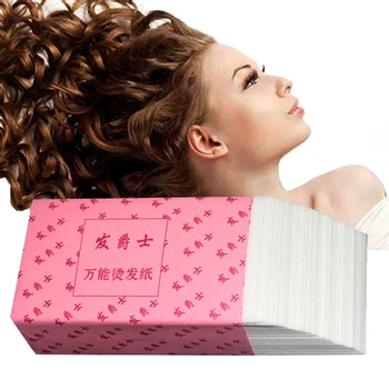 150 Kos/Veliko strokovno styling orodje za lase curler Bi Kodraste Papir Hairstly Izdelkov Beljenje Zgostitev Perm Papir Moč Kodre