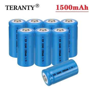 1500mAh 3,7 V 16340 Polnilne Baterije Baterija CR123A LED Svetilka Potovalni Polnilnik Za 16340 CR123A Li-ionska Baterija