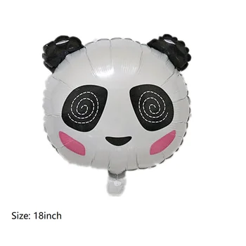 18 inch /mini Živali Glavo Baloni Rojstni Dekoracijo Igrača Poroko Balon Počitnice Aluminija Napihljivi Folijo Žogo