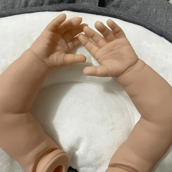 18 Palcev Lutka Kit Bebe Prerojeni Polne Roke In Noge Vinil Mehki Živ Pogled Nedokončane Prazno Deli Igrač Lutke Za Dekleta
