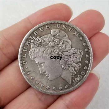 1880 USA Morgan En Dolar Replika Kovanec Darilo Zbirka V Boga Zaupamo Spominkov