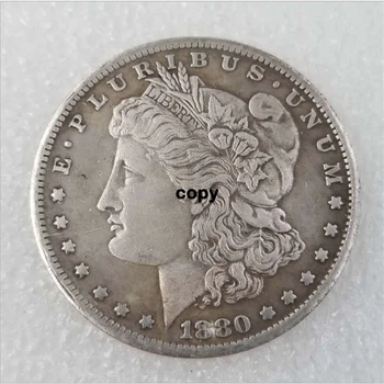 1880 USA Morgan En Dolar Replika Kovanec Darilo Zbirka V Boga Zaupamo Spominkov