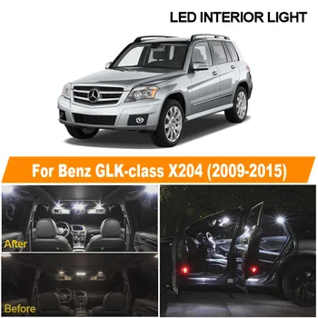 18pcs Napak LED Lučka za Branje Notranjosti Kupole Luči Komplet Za 2009-Mercedes Benz razreda GLK X204 GLK300 GLK280 GLK250 GLK350